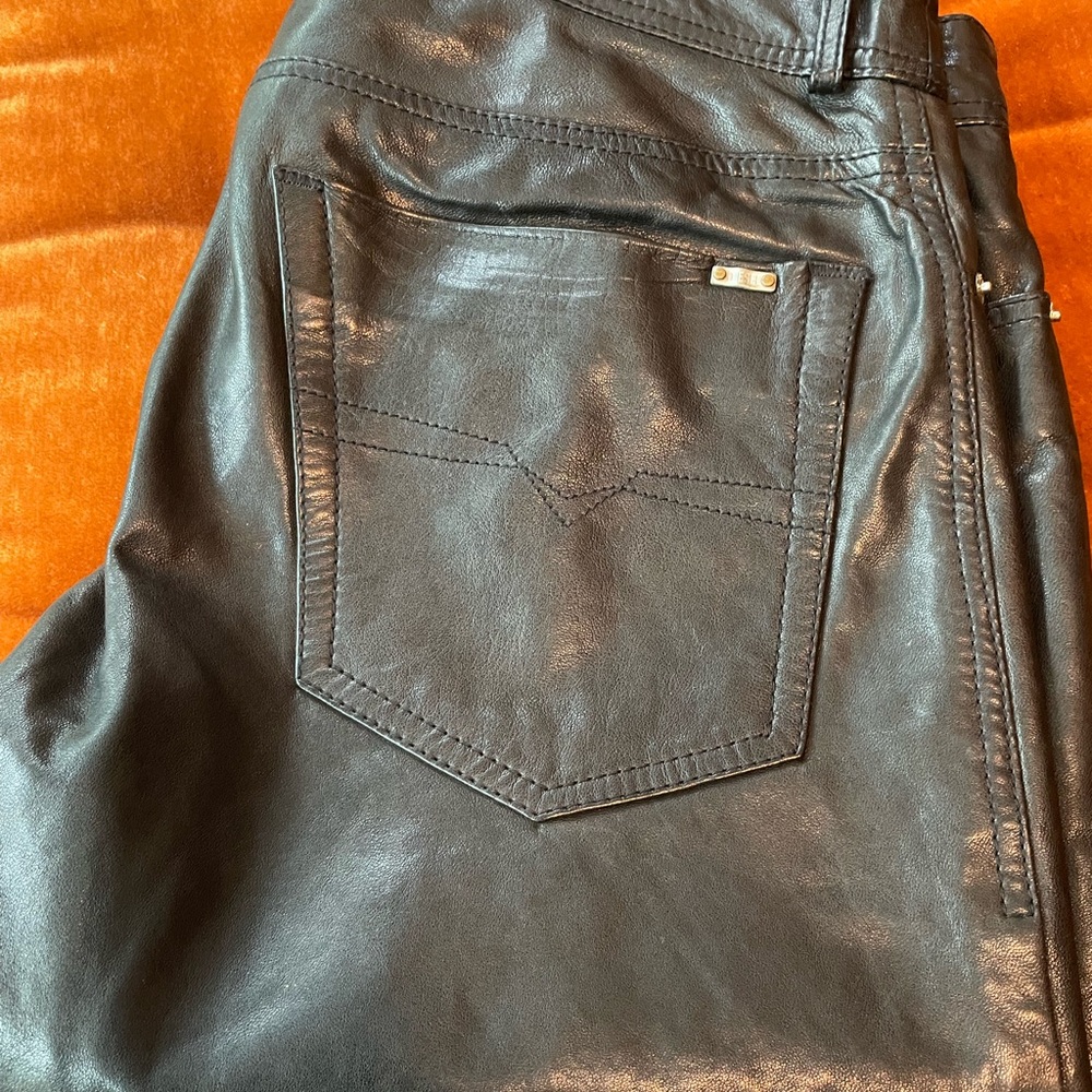 Diesel leather pants